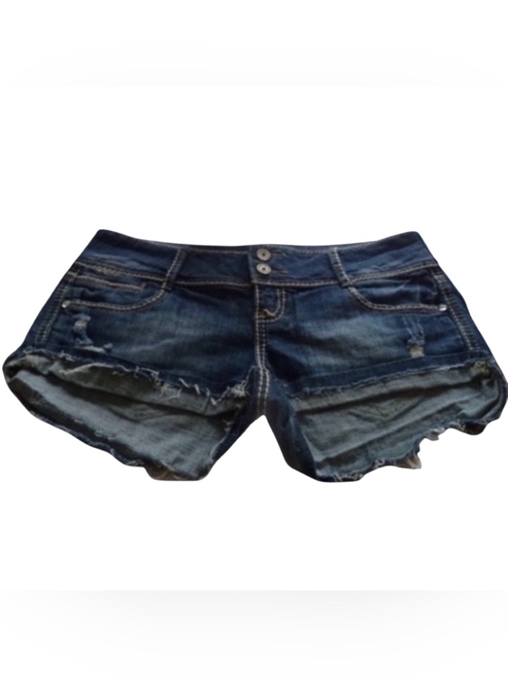 ALMOST FAMOUS Studded Dark Wash Jean Shorts